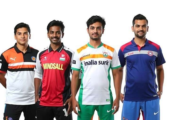 Indian Volley Aces showing regional team uniforms from different states