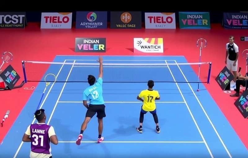 Indian Volley Aces gameplay showing advanced spike technique